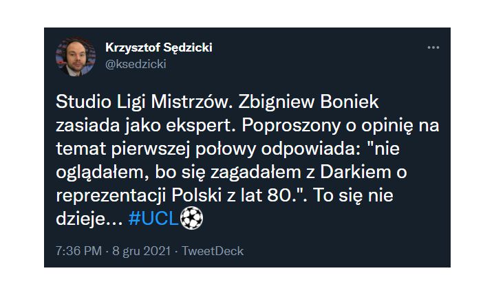 HIT! SŁOWA Zbigniewa Bońka w studio LM o 1 połowie meczu... xD